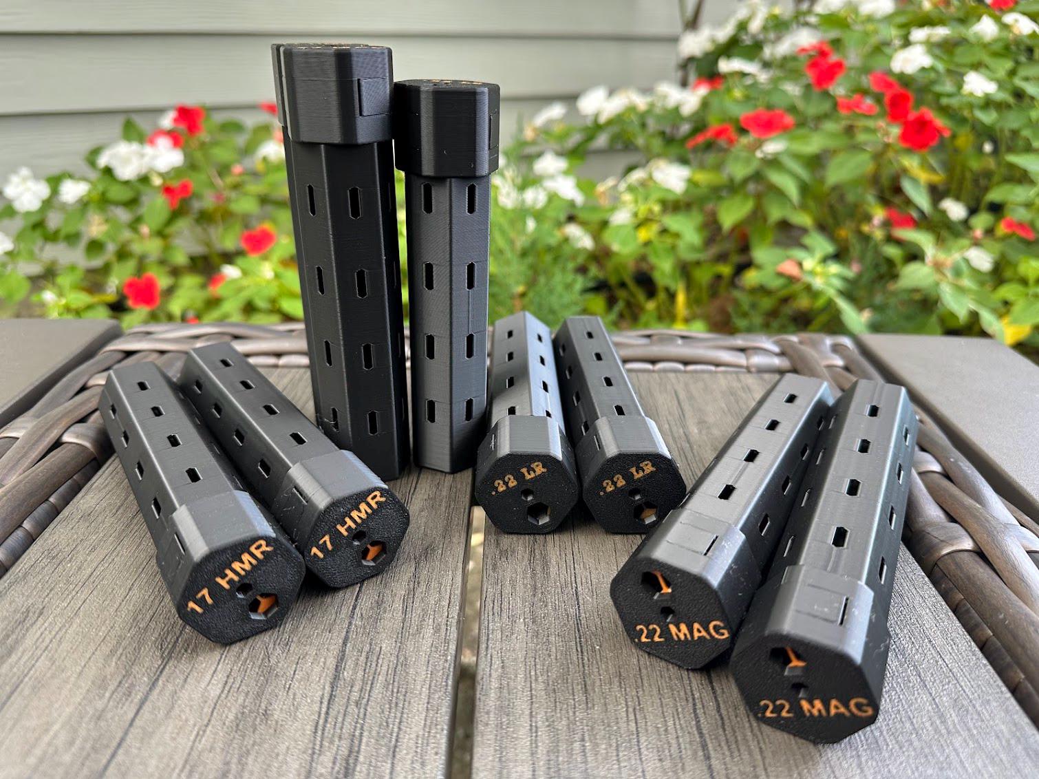 Ammo Organizer .22LR/22MAG/.17HMR - Pocket Storage Device, EDC, Stocking Stuffer Gift for Hunter