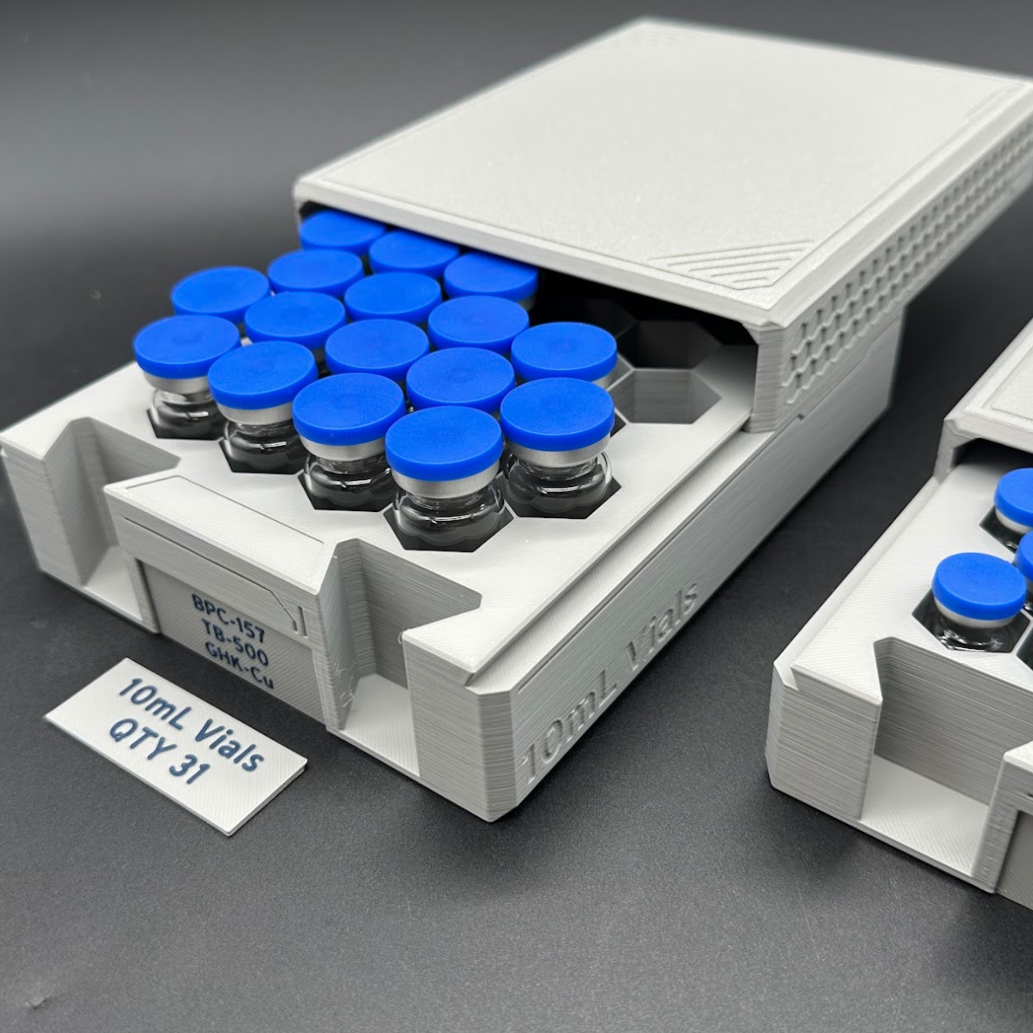 Vial Rack PRO - Portable Peptide Organizer Case