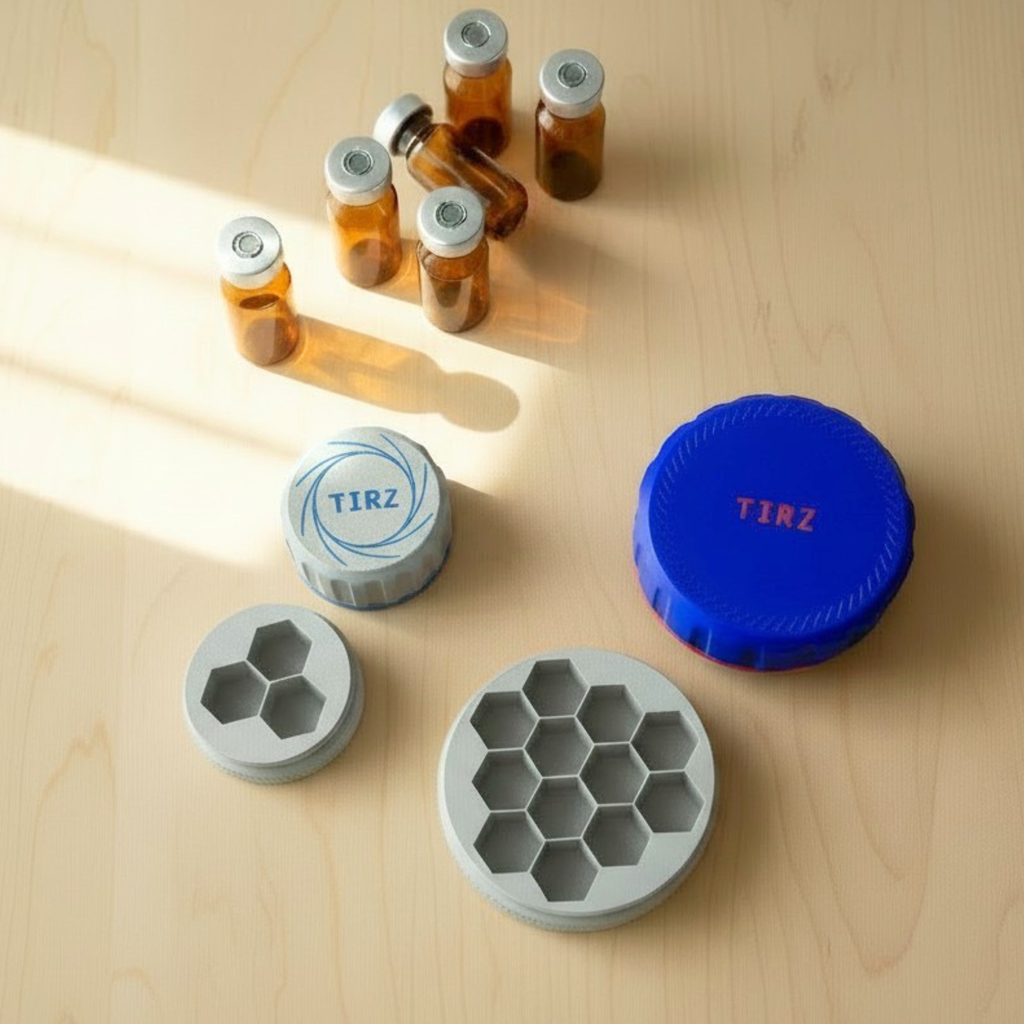 Portable Peptide Vial Organizer Case - Any Vial Size