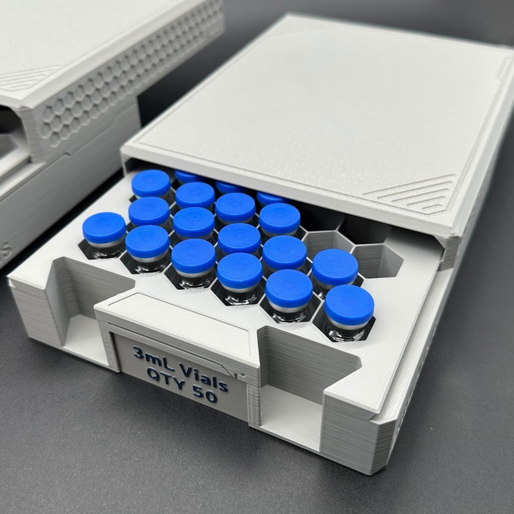 Vial Rack PRO - Portable Peptide Organizer Case