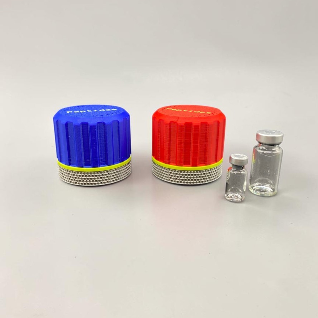 3mL - 5mL - 10mL Portable Peptide Vial Organizer Case - Any vial size