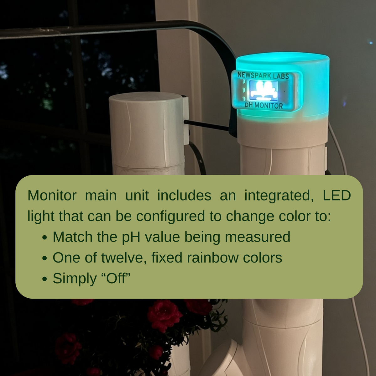 pH Monitor for Indoor Hydroponic Gardyn