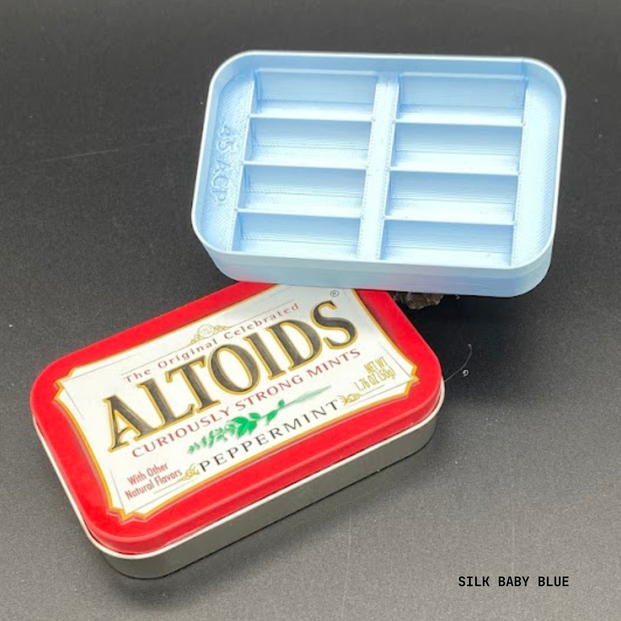 Mint Tin Magazine - Small Caliber Pocket Ammo Organizer Case for Altoids Type Can, EDC, SHTF