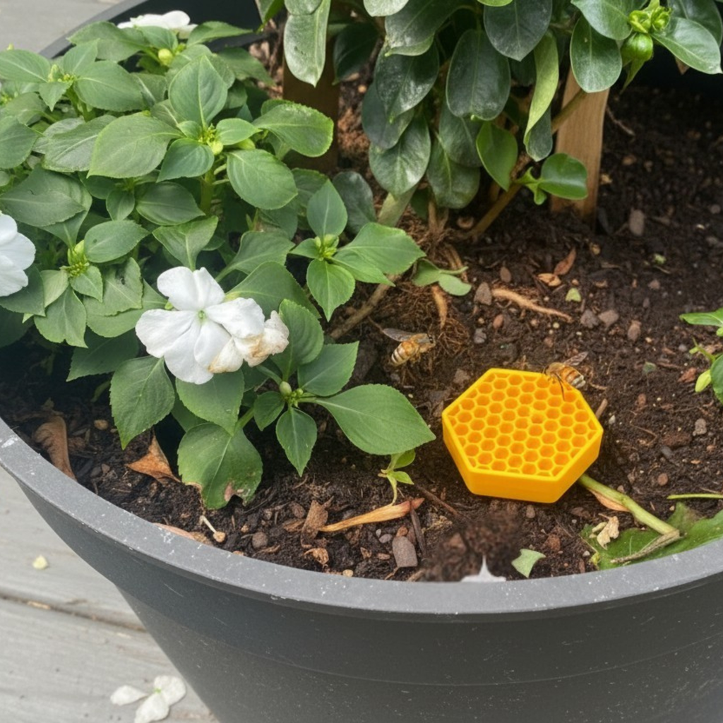 Mini Bee Puck (2-Pack, Same Color) - Pollinator Hydration Station