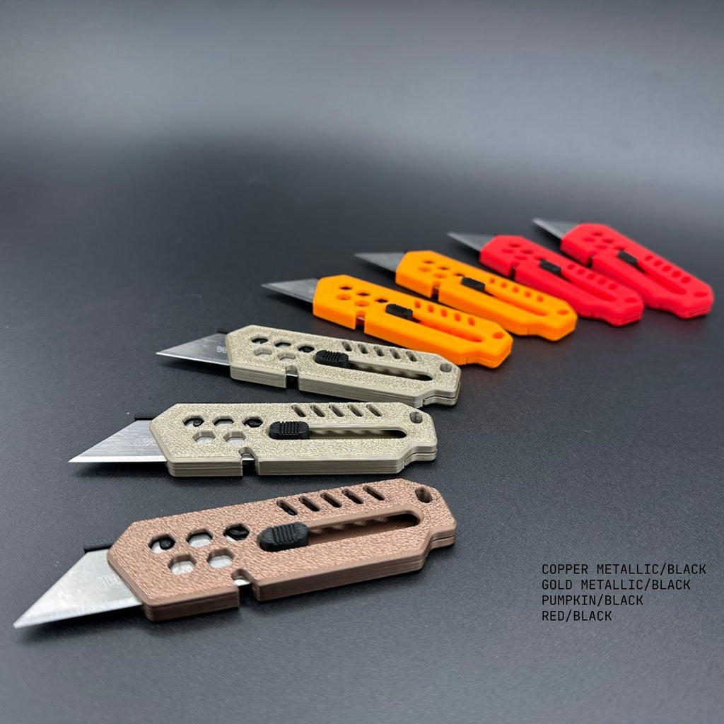 Custom Color Ultra-Compact Every Day Carry (EDC) Utility Knife