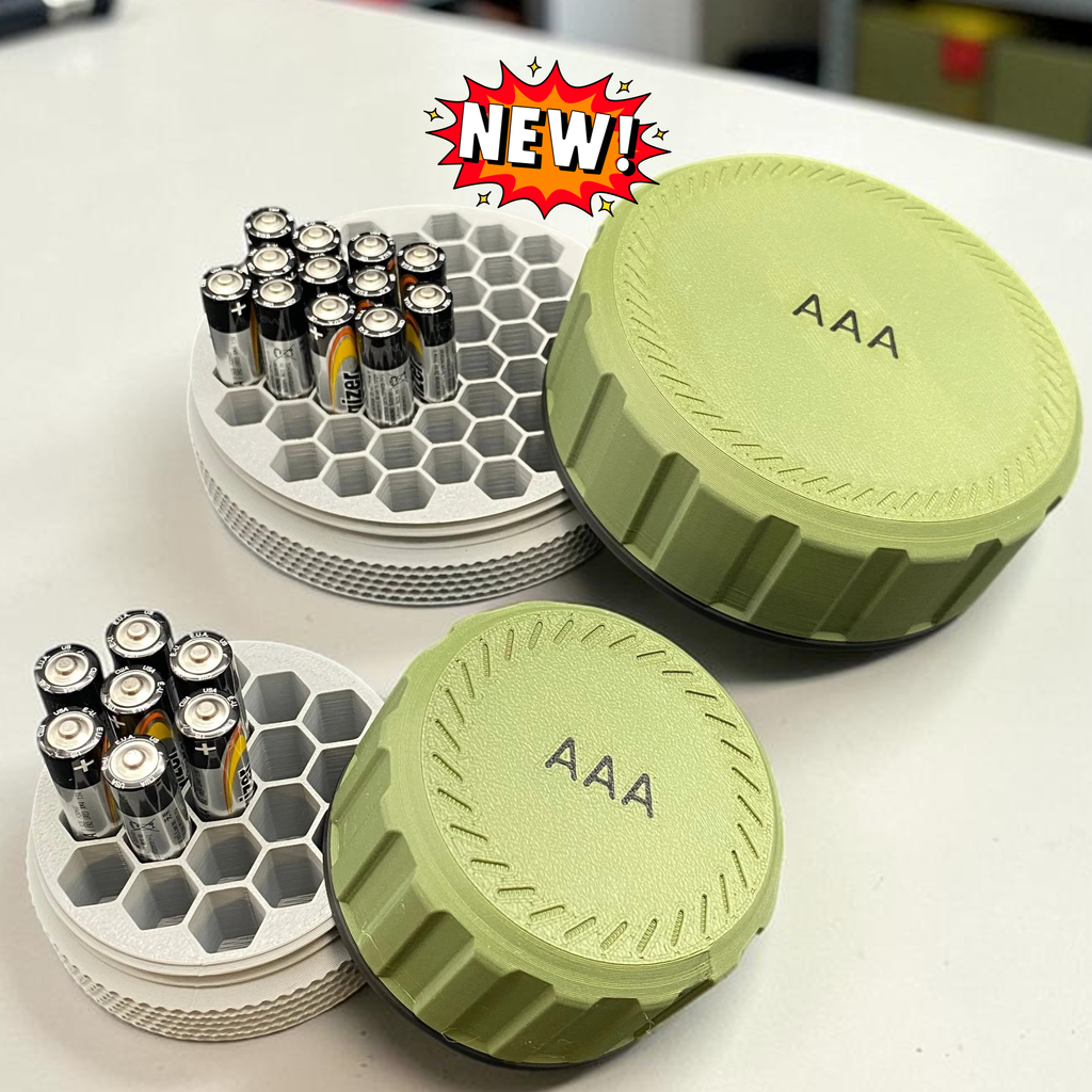 High-Tech Battery Organizer Puck