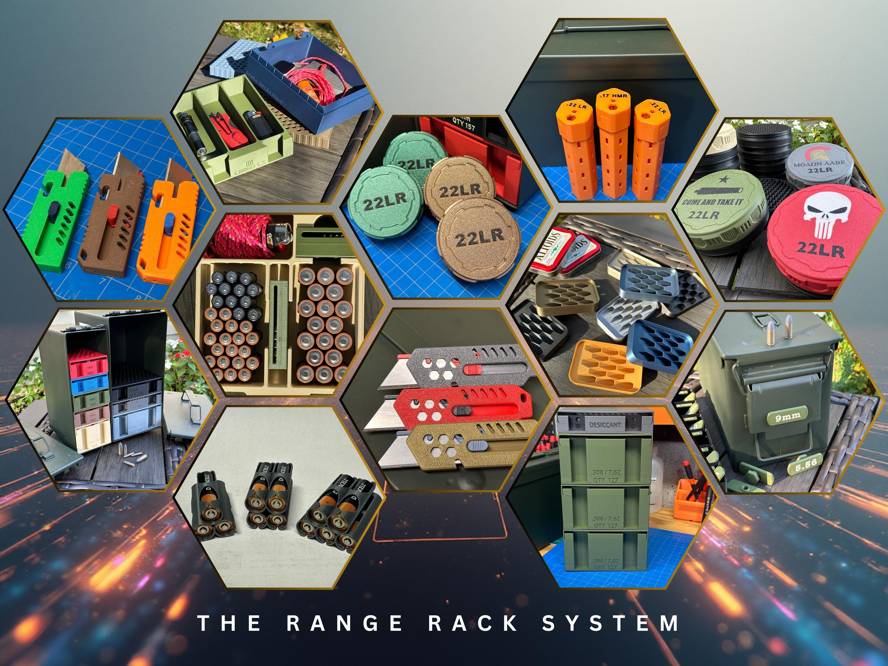 Ammo Organizer .22LR/22MAG/.17HMR - Pocket Storage Device, EDC, Stocking Stuffer Gift for Hunter