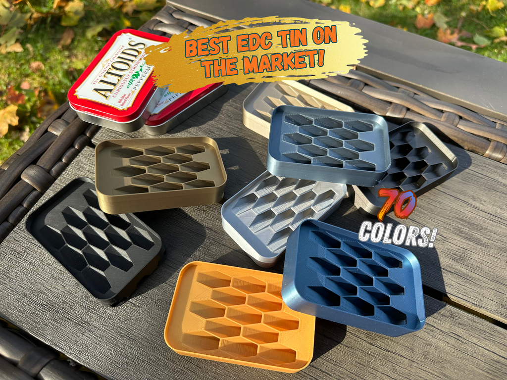 Mint Tin Magazine - Small Caliber Pocket Ammo Organizer Case for Altoids Type Can, EDC, SHTF