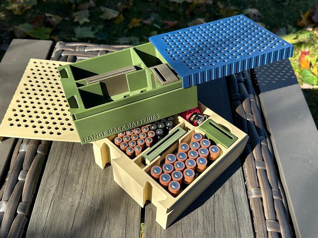 Battery Organizer for 50 Cal Ammo Can