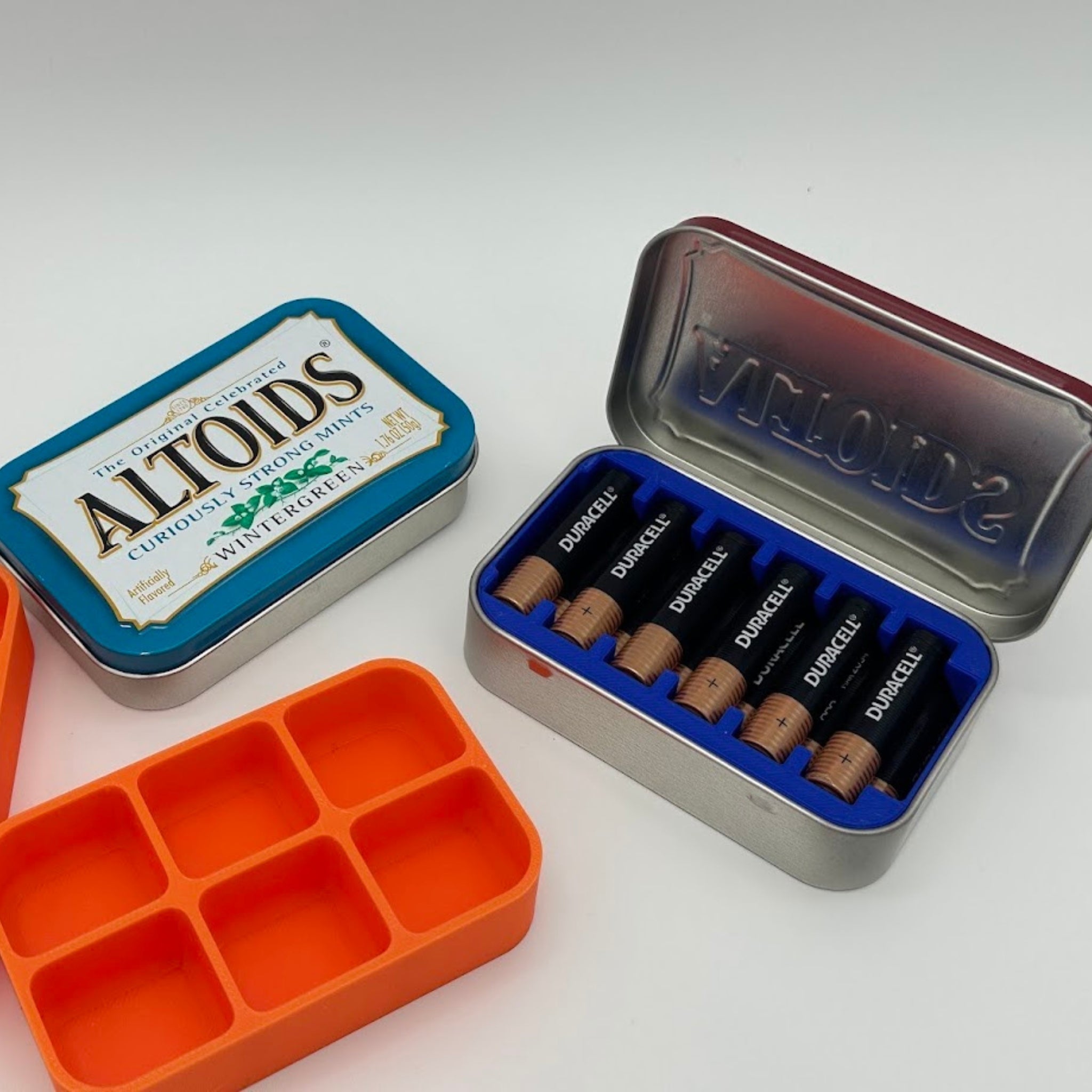 Mint Tin Organizer Case with Altoids Tin