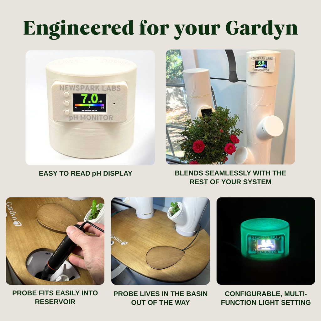 pH Monitor for Indoor Hydroponic Gardyn