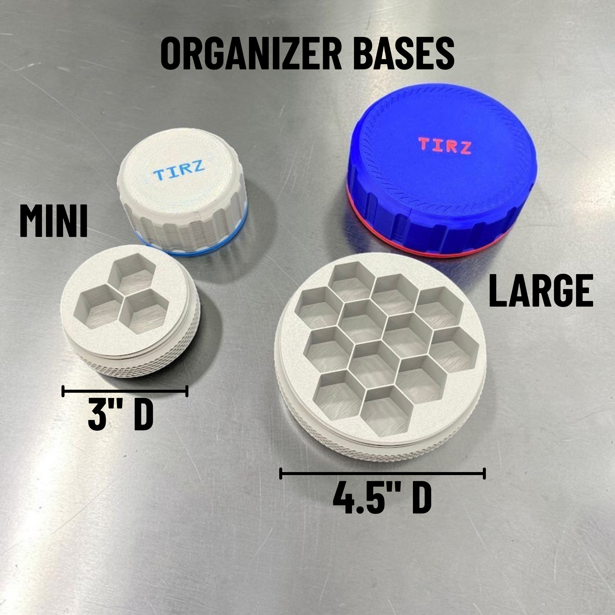 3mL - 5mL - 10mL Portable Peptide Vial Organizer Case - Any vial size