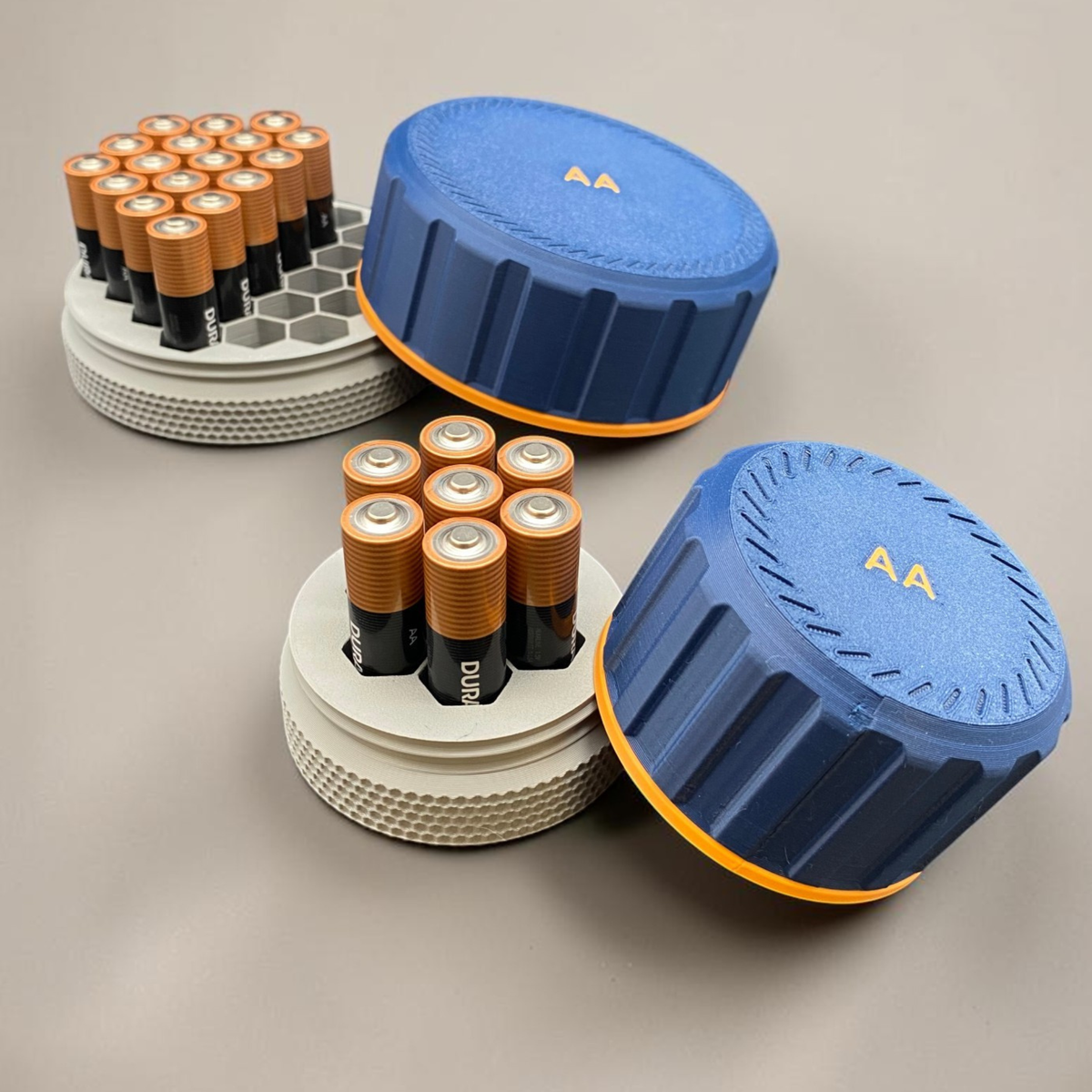 High-Tech Battery Organizer Puck