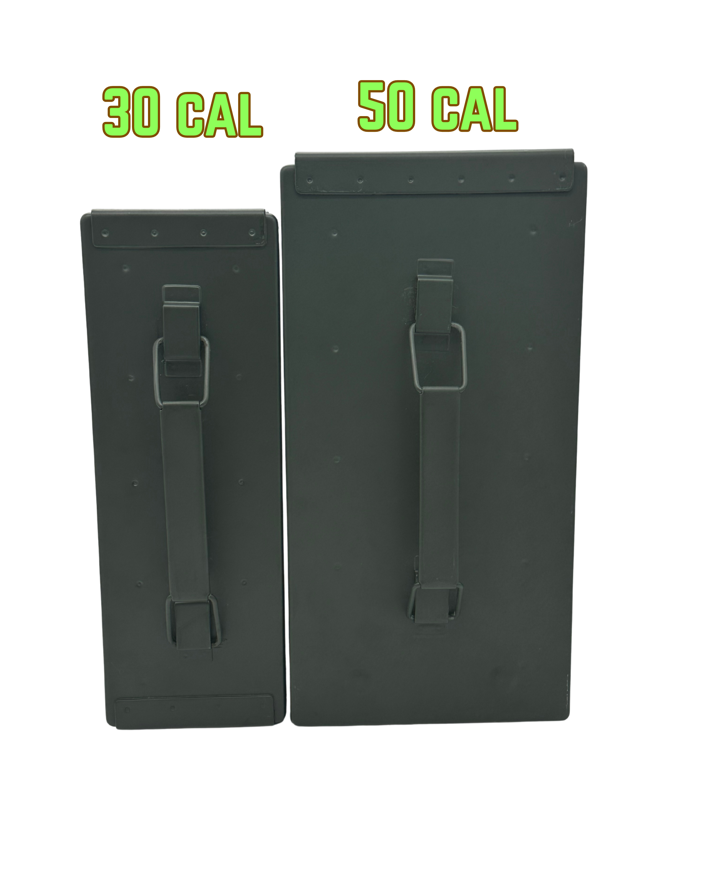 Metal Ammo Can - Two Standard Sizes - Works with Range Rack System (Empty)
