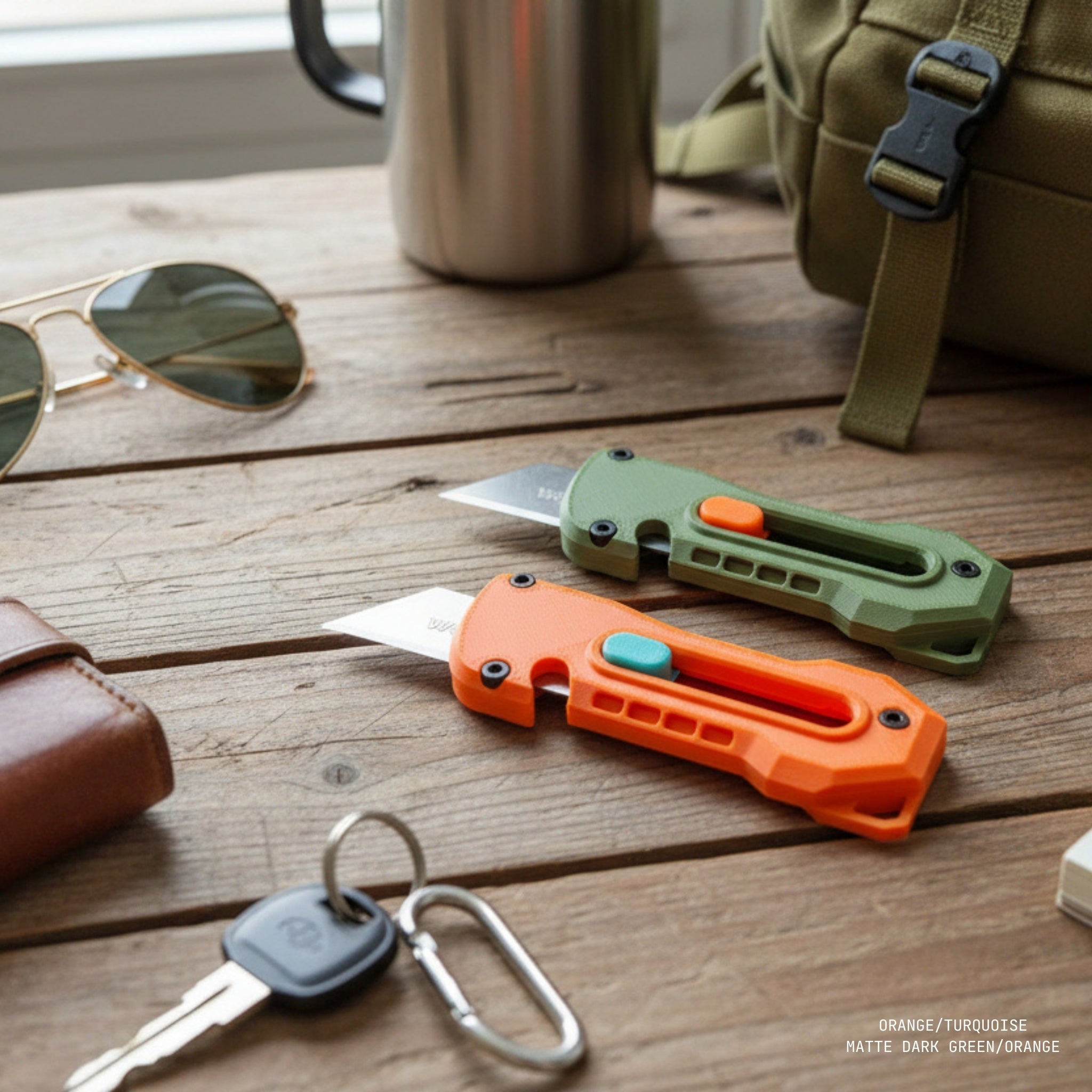 Custom Color Enhanced Every Day Carry (EDC) Utility Knife