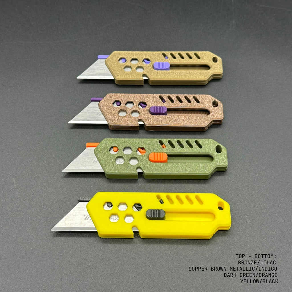 Custom Color Ultra-Compact Every Day Carry (EDC) Utility Knife