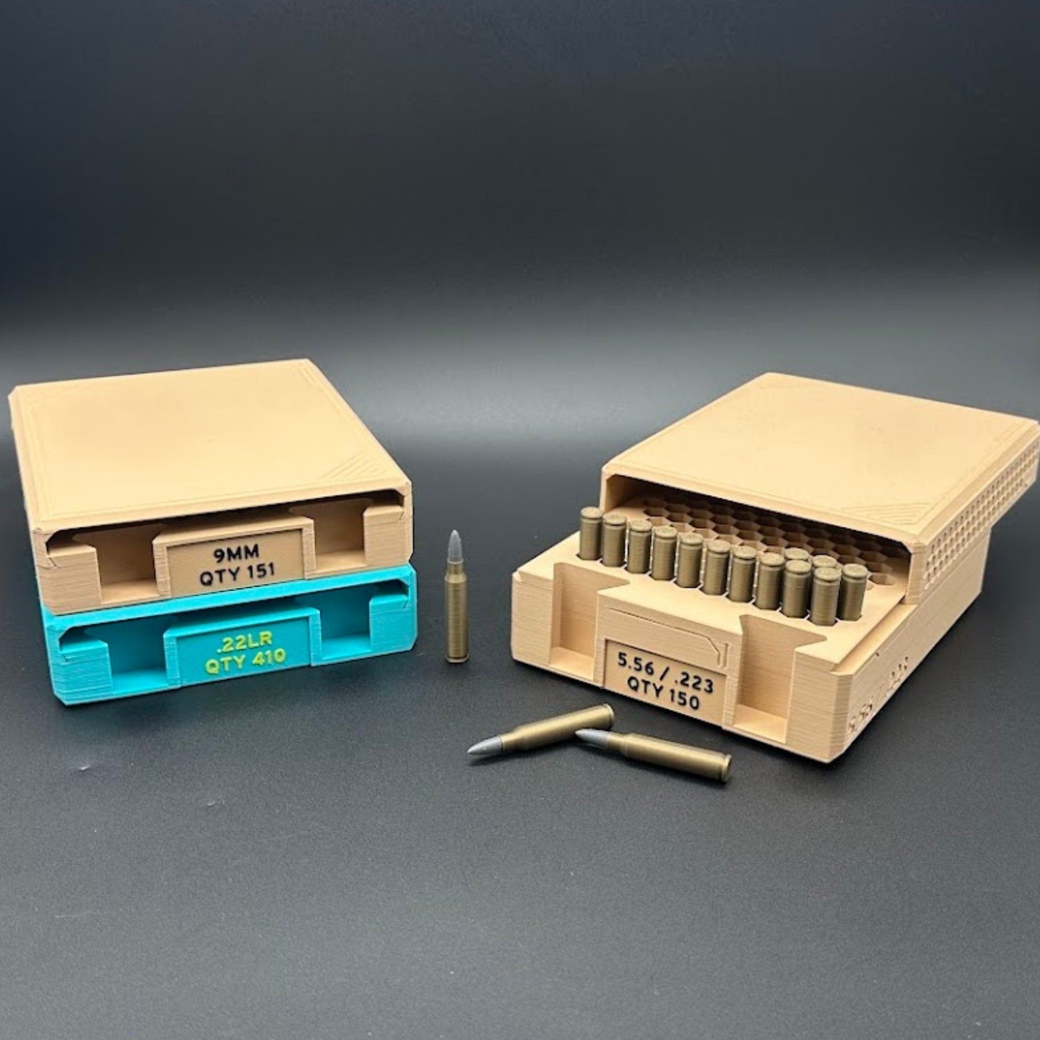 Ammo Organizer Tray - Range Rack PRO for 50 Cal Ammo Can