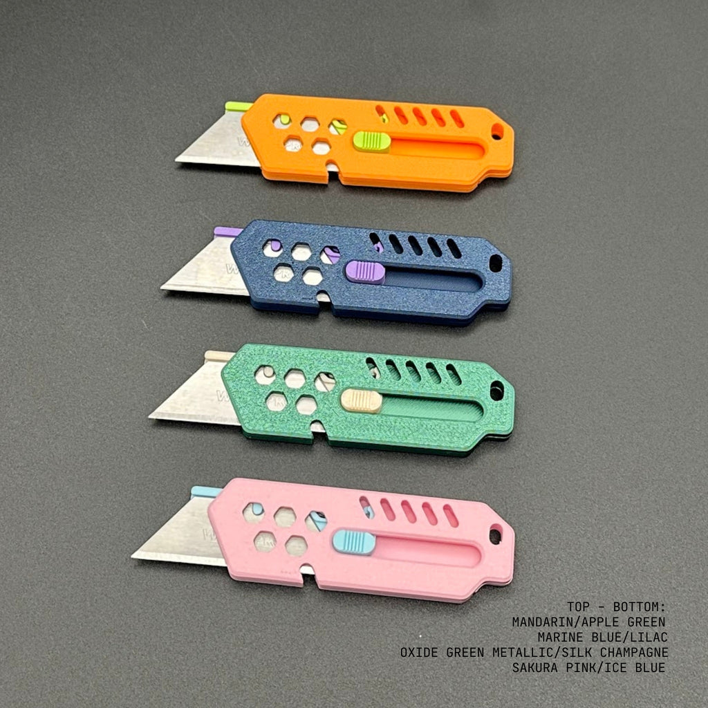 Custom Color Ultra-Compact Every Day Carry (EDC) Utility Knife