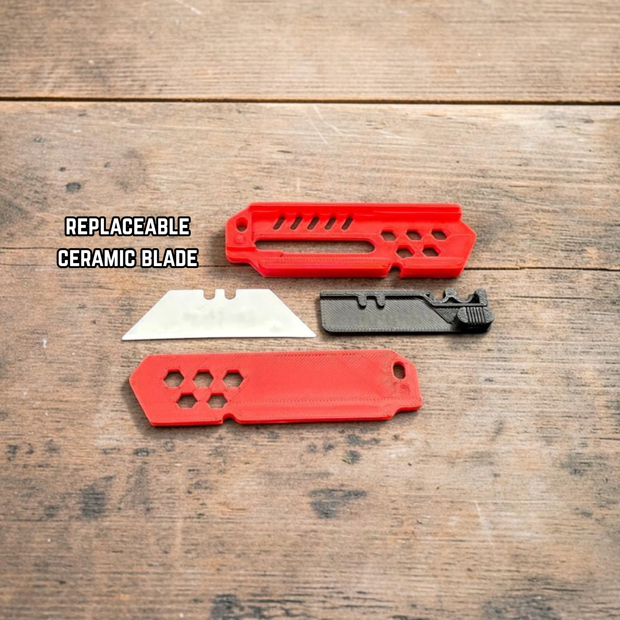 Custom Color Ultra-Compact Every Day Carry (EDC) Ceramic Utility Knife