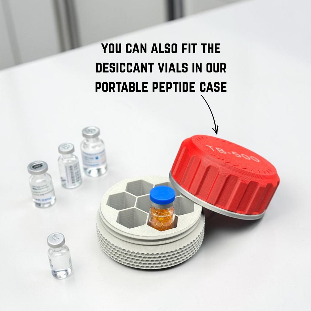 Set of 5 or 10 Desiccant Vials - Vial Dry