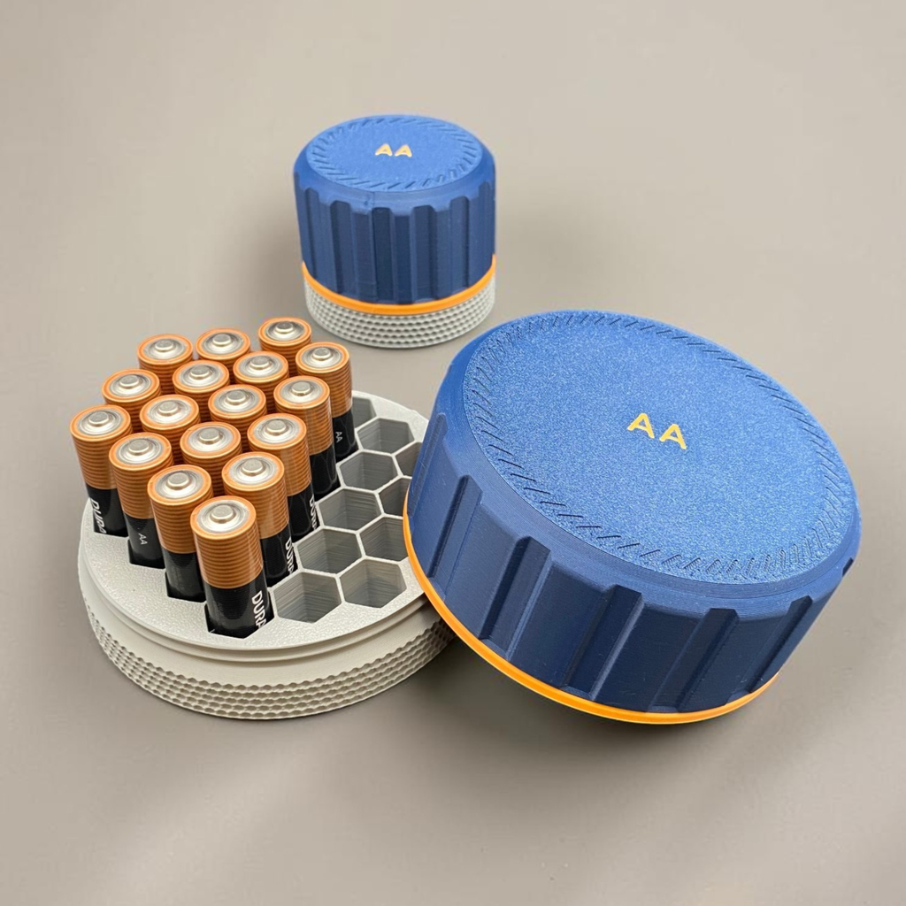 High-Tech Battery Organizer Puck