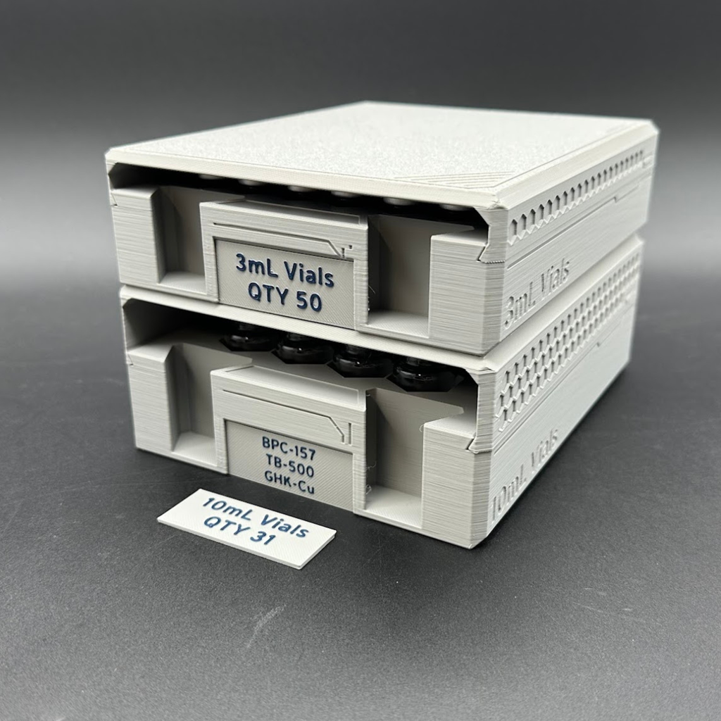 Vial Rack PRO - Portable Peptide Organizer Case