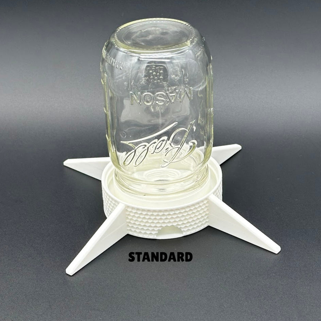 Auto-Watering Stand for Micro-green Seed Sprouting, Universal Fit for Mason Jars, Soda Pop Bottles