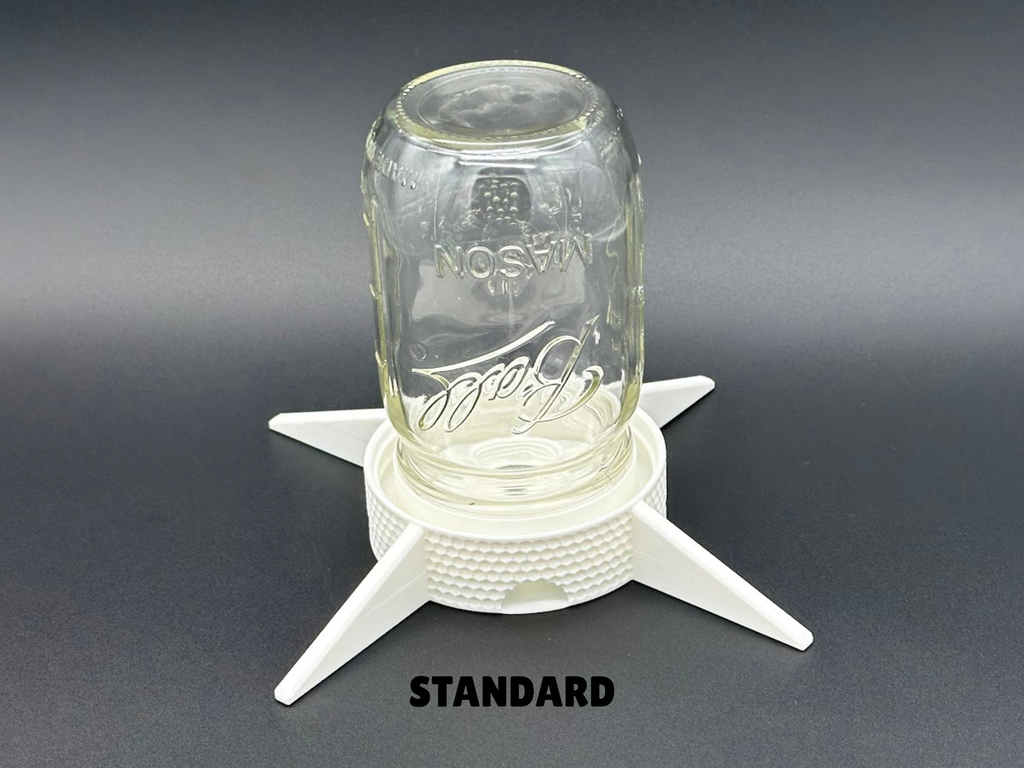 Auto-Watering Stand for Micro-green Seed Sprouting, Universal Fit for Mason Jars, Soda Pop Bottles