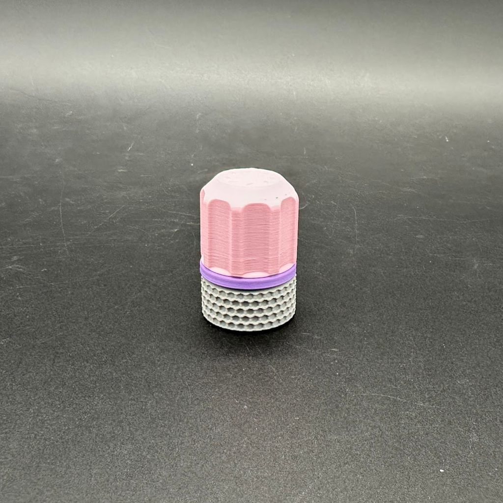 Ultra-Portable Peptide Organizer Case – Screw Top Single Vial Holder 3mL to 30mL, 2 Pack