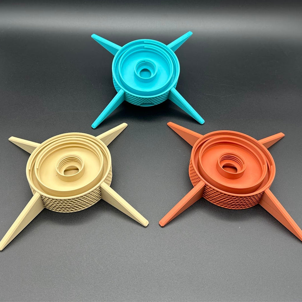 Auto-Watering Stand for Micro-green Seed Sprouting, Universal Fit for Mason Jars, Soda Pop Bottles