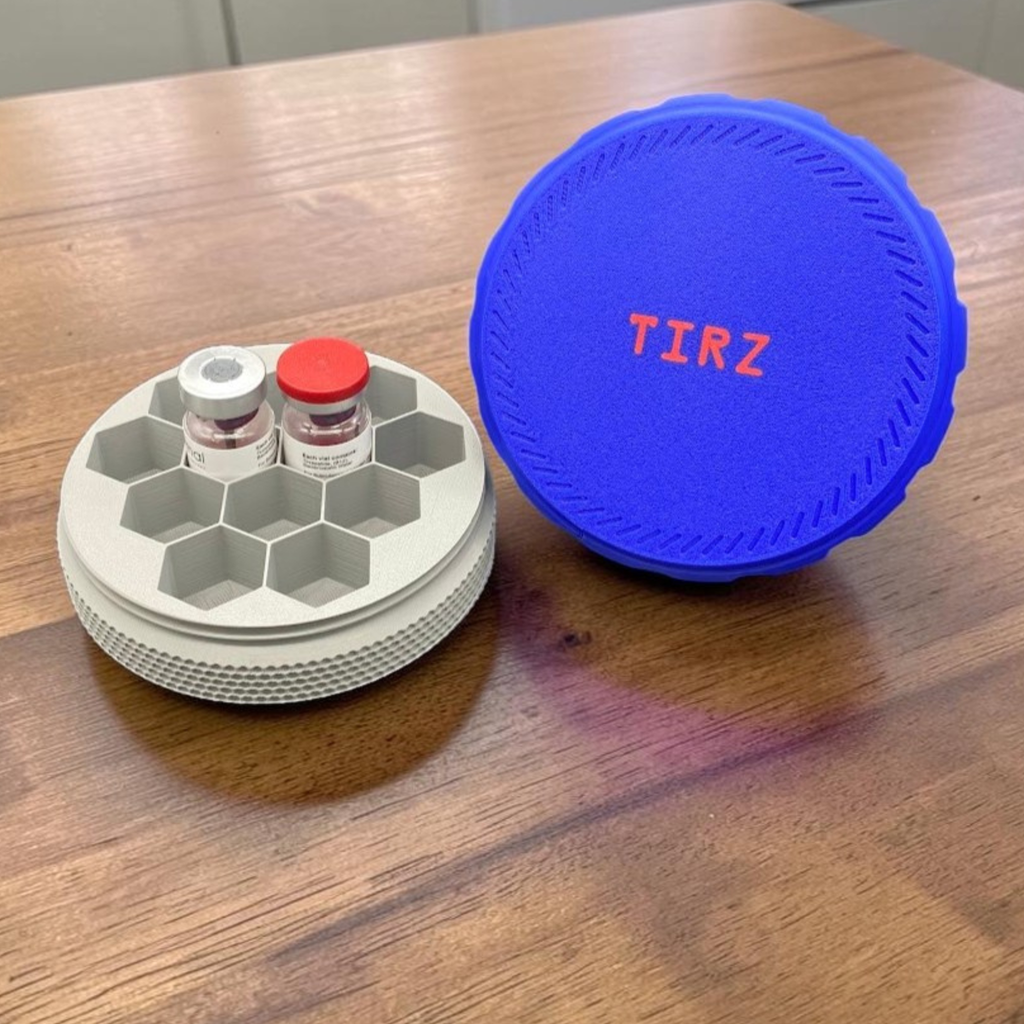 Portable Peptide Vial Organizer Case - Any Vial Size