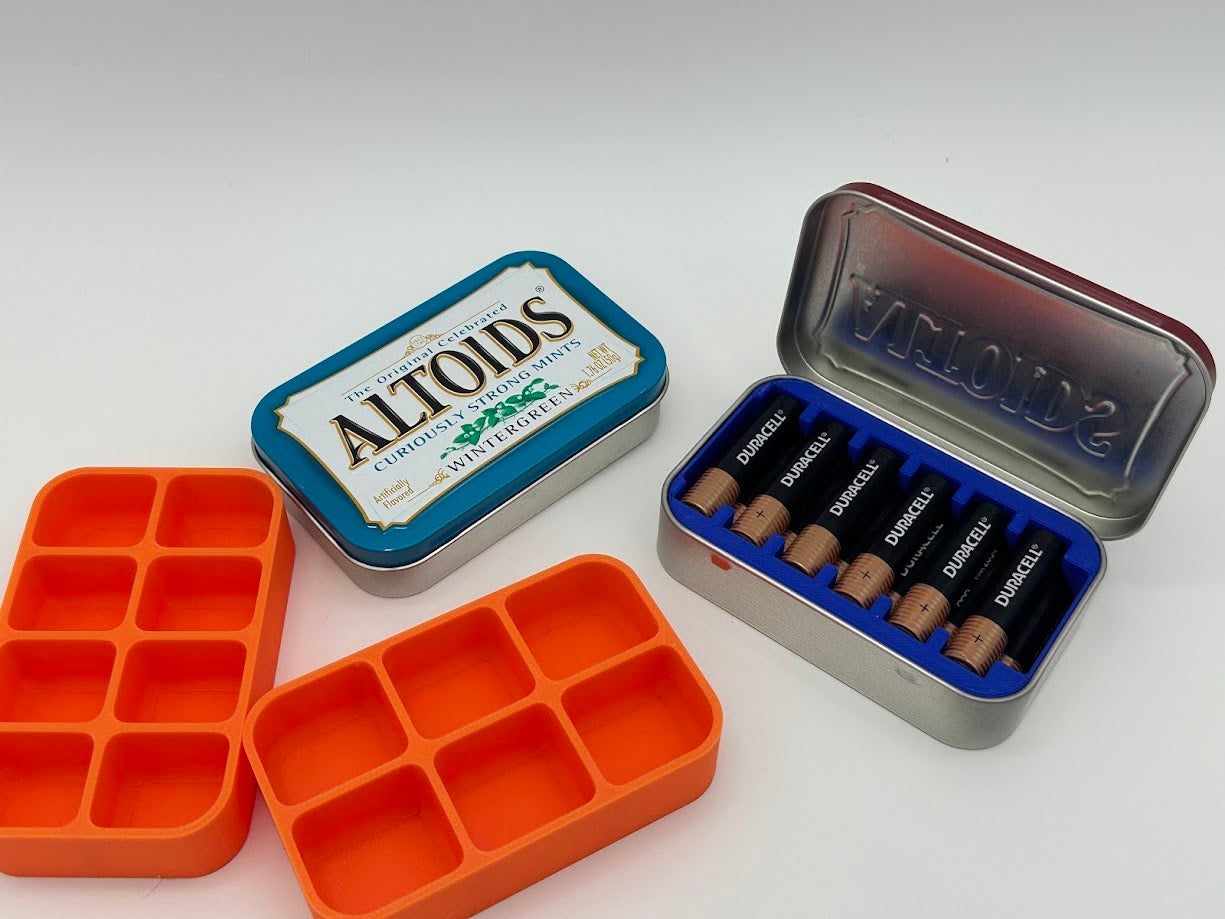 Mint Tin Organizer Case with Altoids Tin