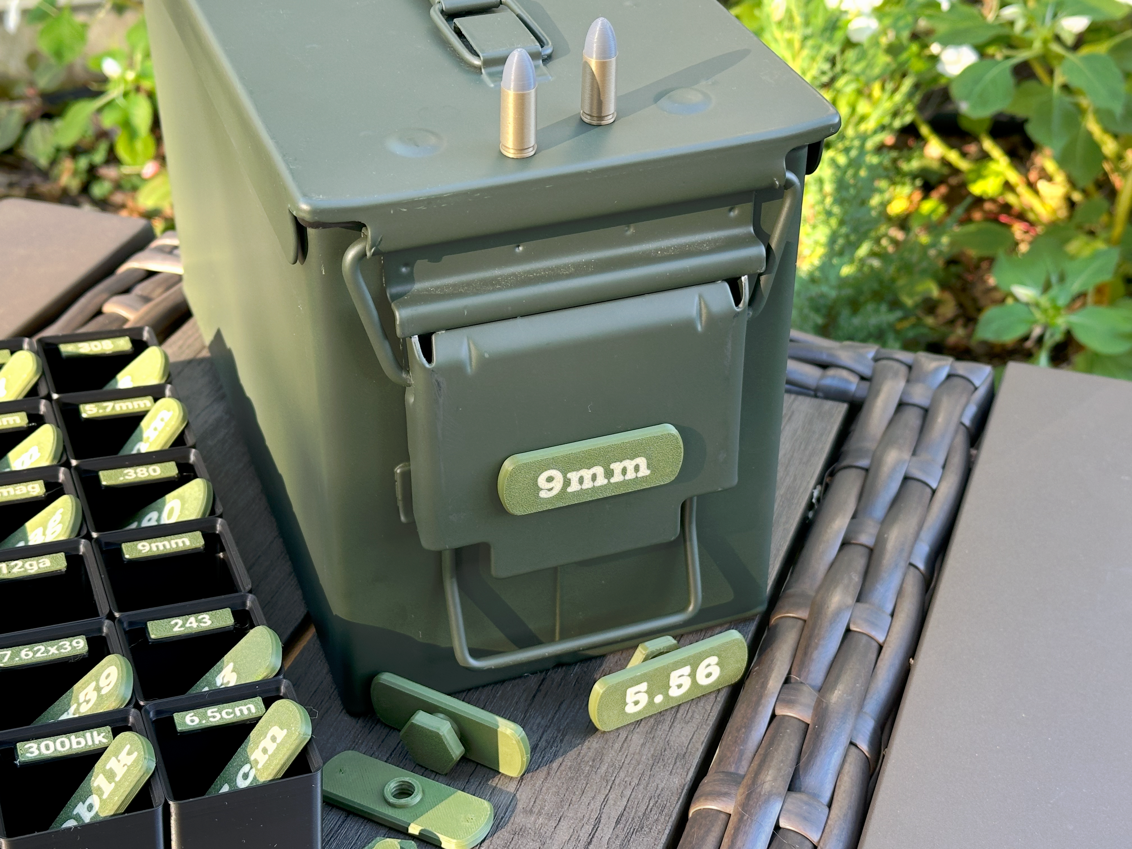 Tactical Tags - Ammo Labels for Metal Ammo Cans