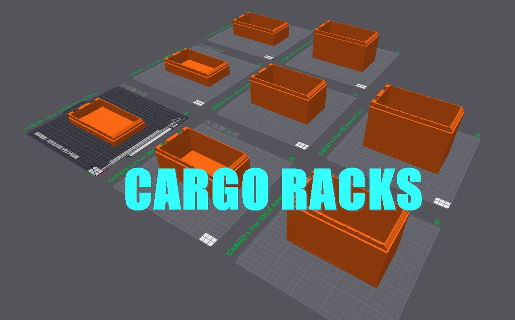 Cargo Tray Organizer for 50Cal NATO Can - The Range Rack System