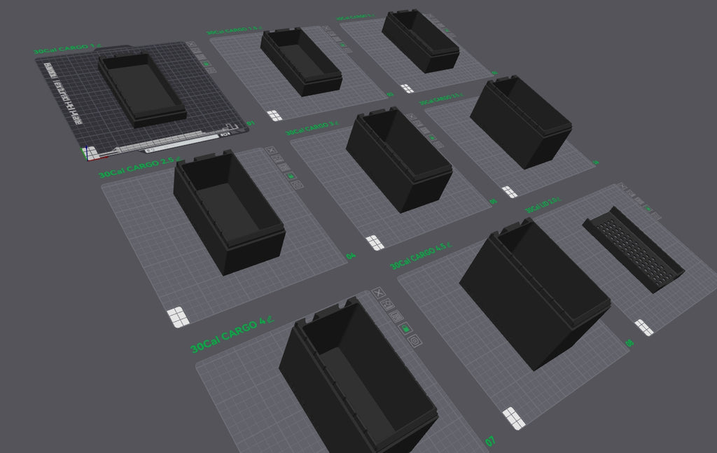 Cargo Tray Organizer for 50Cal NATO Can - The Range Rack System