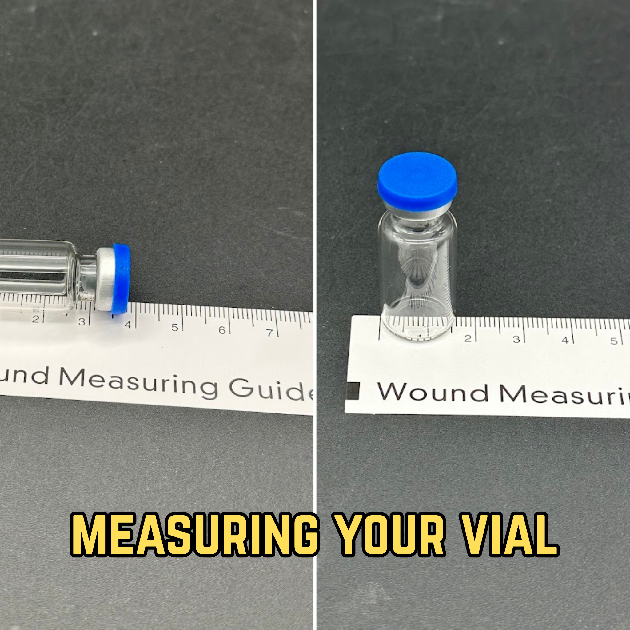 3mL - 5mL - 10mL Portable Peptide Vial Organizer Case - Any vial size