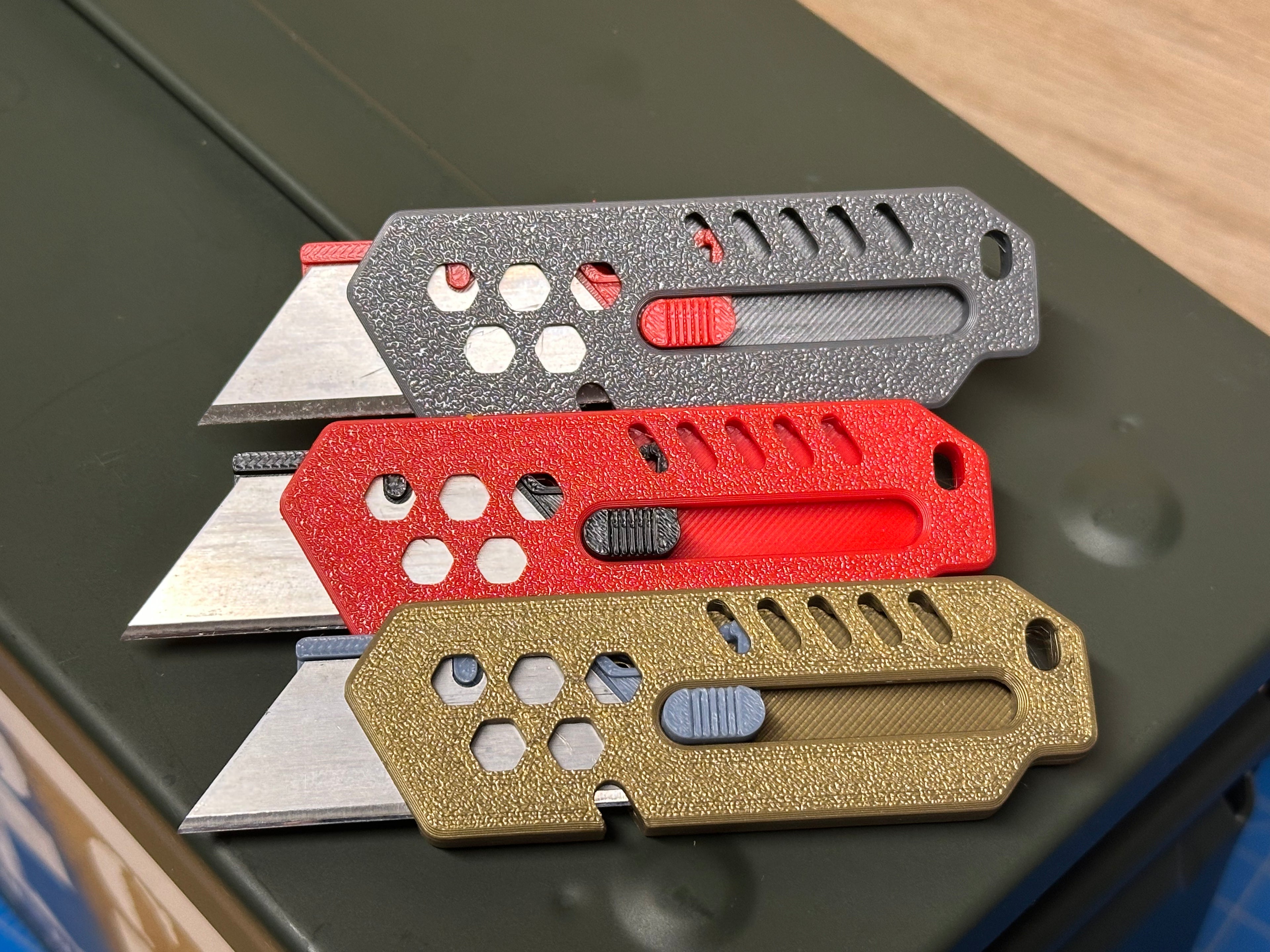 Custom Color Ultra-Compact Every Day Carry (EDC) Utility Knife
