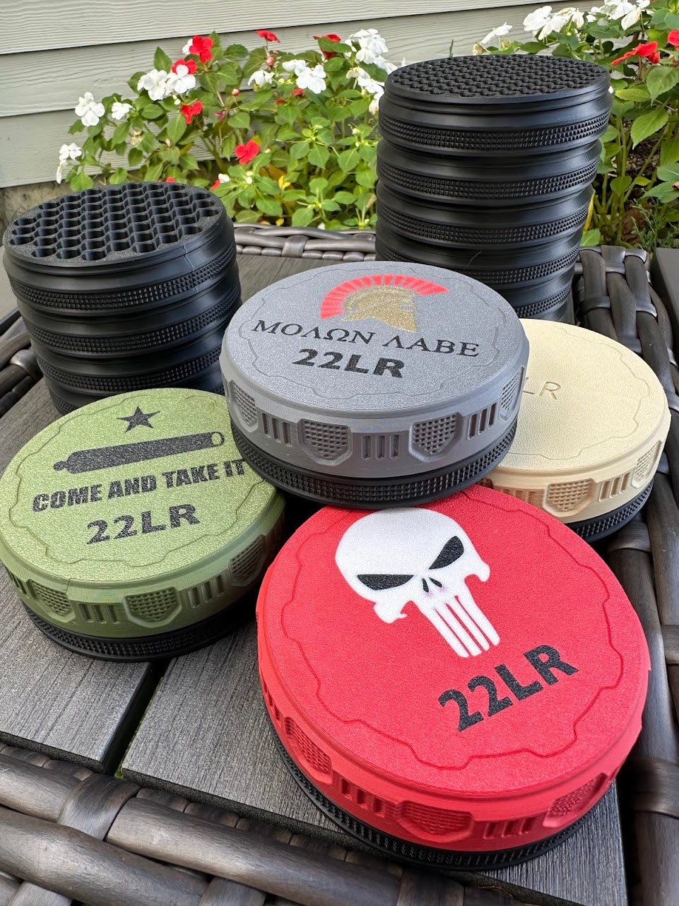 Pocket Ammo Puck with customizable design options