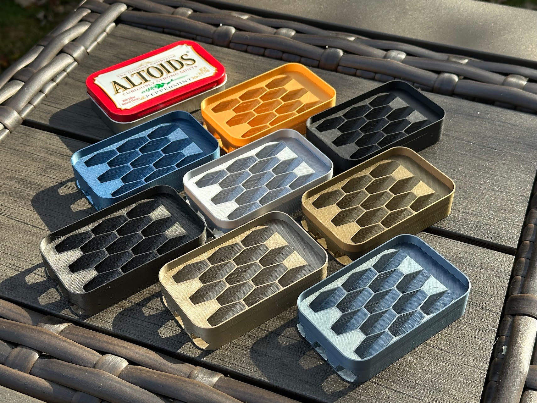 Mint Tin Magazine - Small Caliber Pocket Ammo Organizer Case for Altoids Type Can, EDC, SHTF