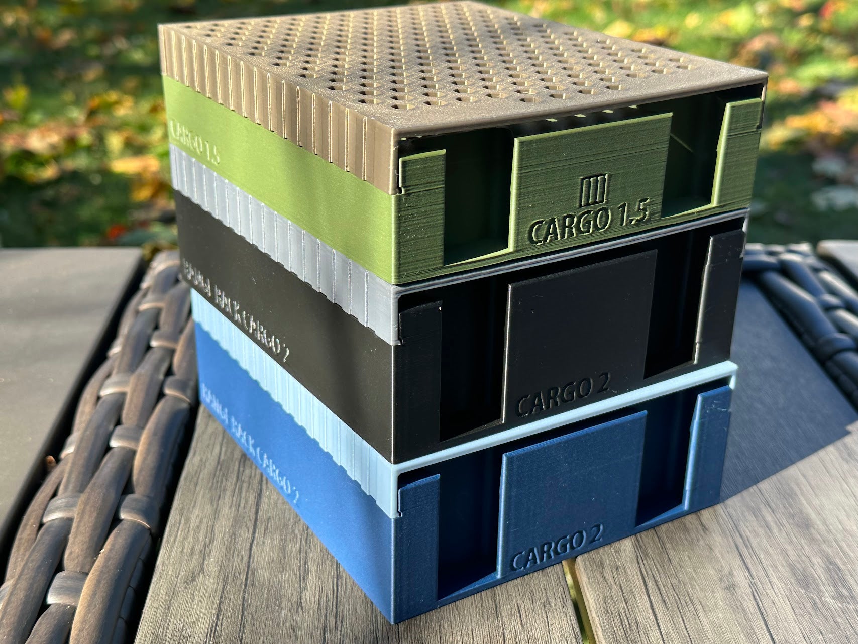 Cargo Tray Organizer for 50Cal NATO Can - The Range Rack System, 60+ Calibers and Designs