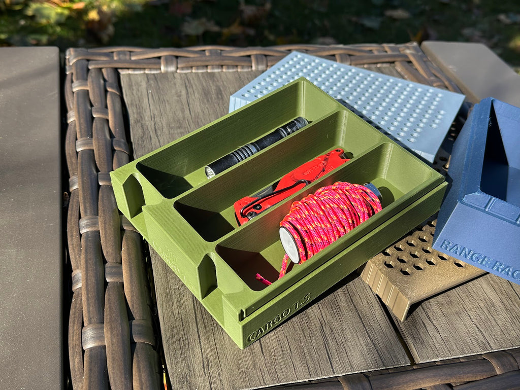 Cargo Tray Organizer for 50Cal NATO Can - The Range Rack System