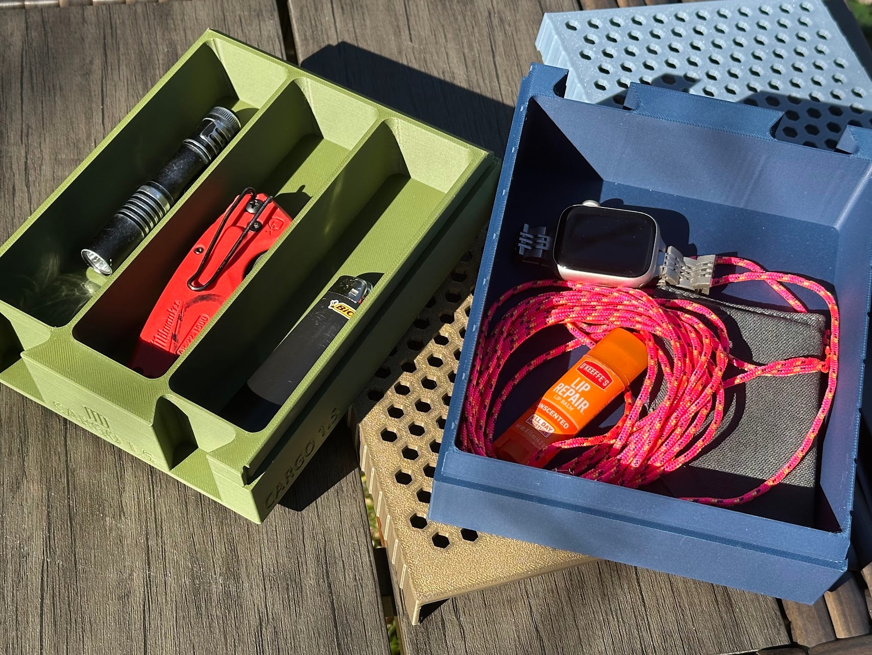 Cargo Tray Organizer for 50Cal NATO Can - The Range Rack System, 60+ Calibers and Designs