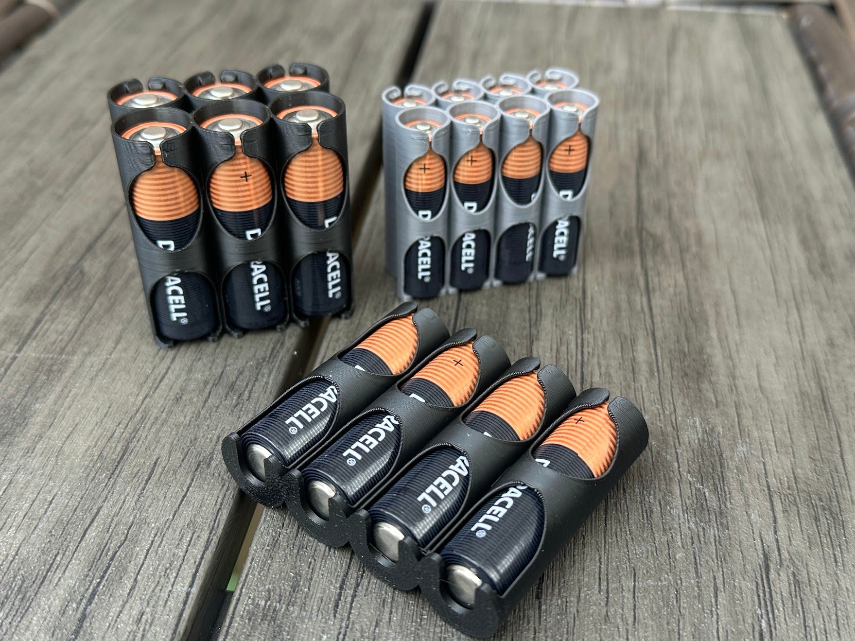 Pocket Battery Holder for EDC, Backpack, Camera Bag, Bug-Out, Emergency, Survival - AA or AAA