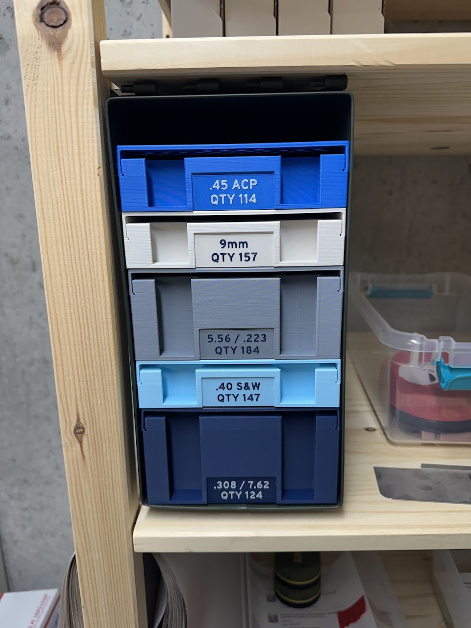 Ammo Organizer Tray for 50Cal NATO Can - The Range Rack PLUS System, 60+ Calibers and Designs