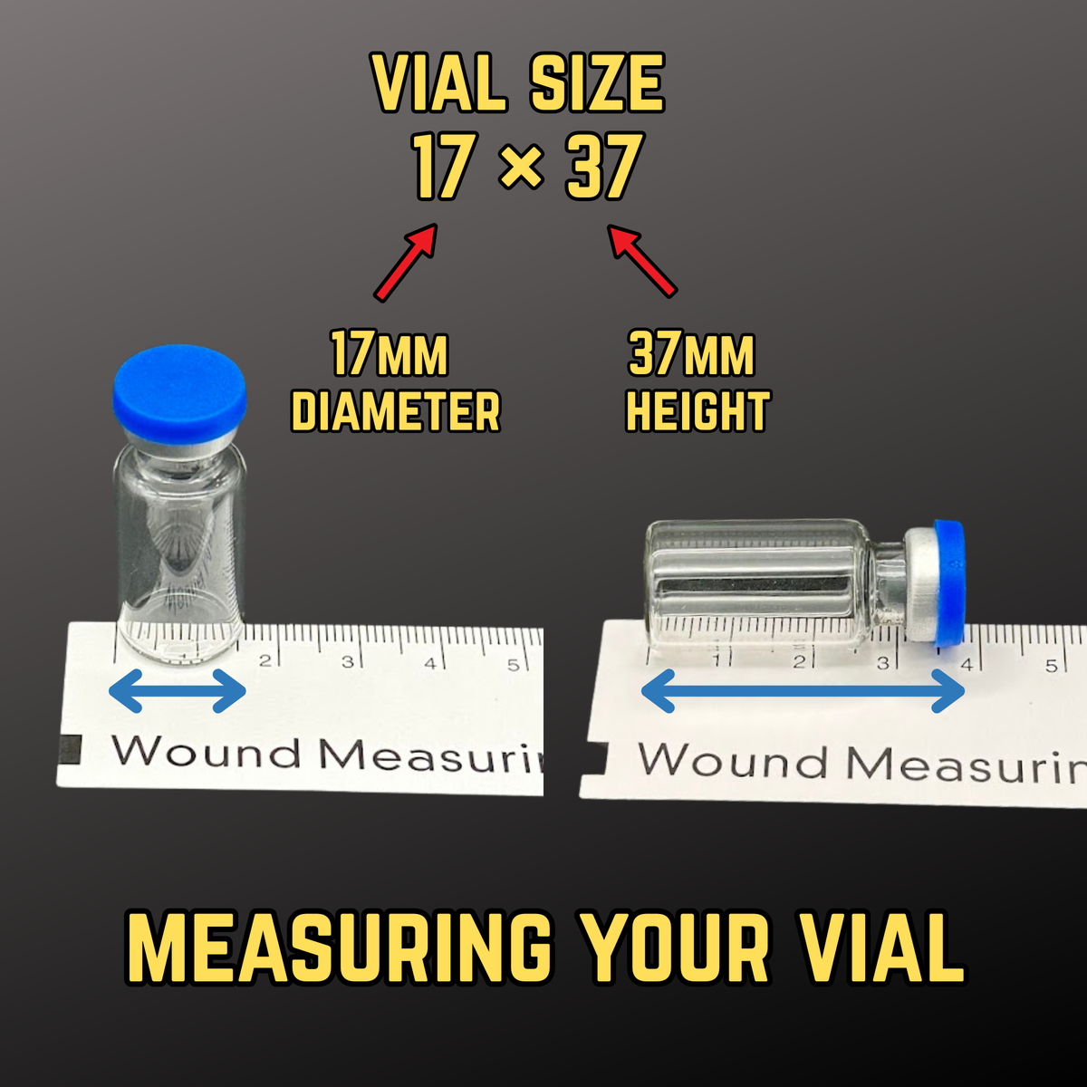 Vial Rack PRO - Portable Peptide Organizer Case