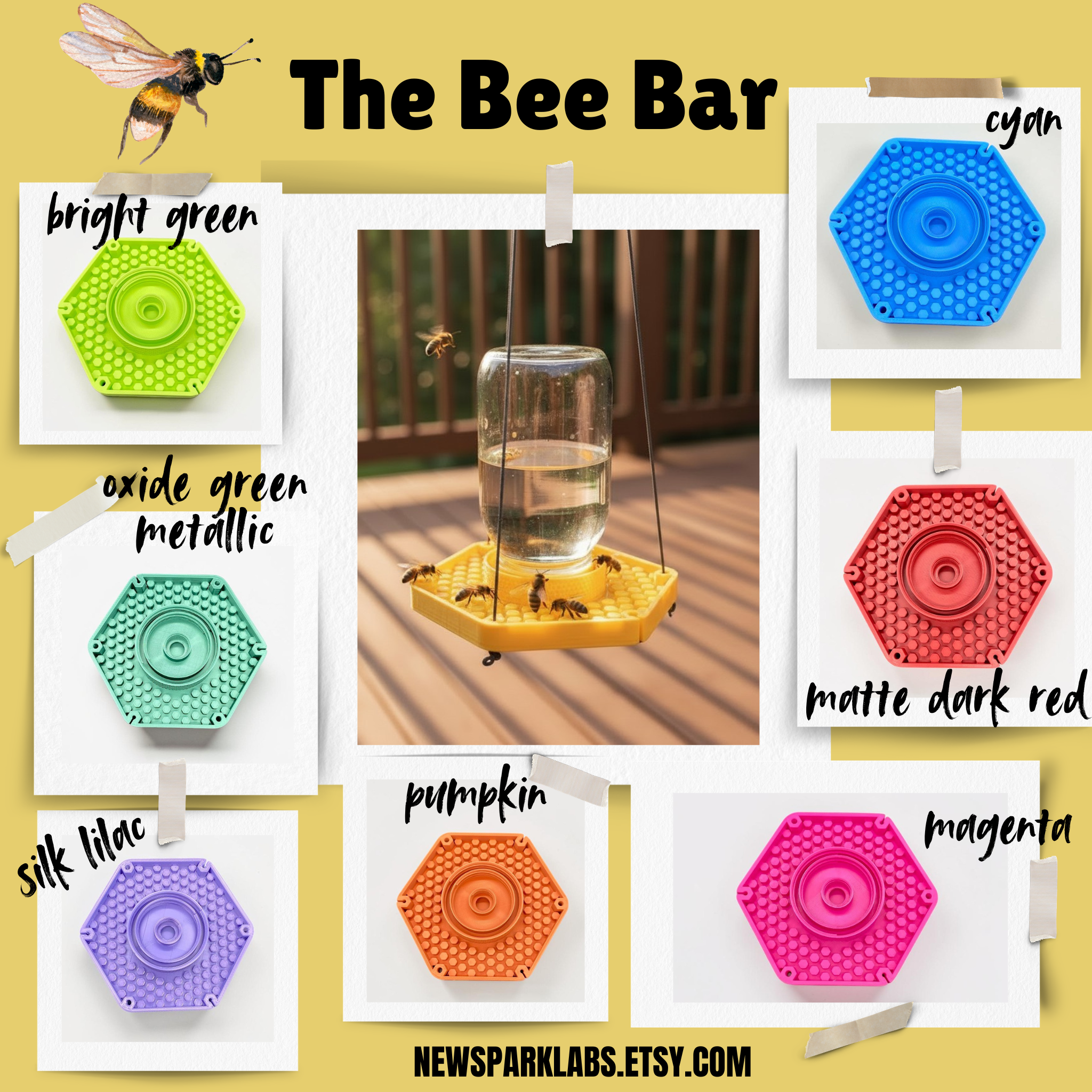 Bee Watering Tray - Pollinator Hydration Station