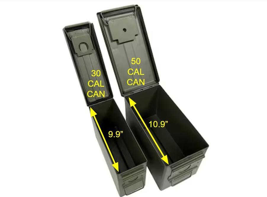 Ammo Organizer Tray for 50Cal NATO Can - The Range Rack PLUS System, 60+ Calibers and Designs