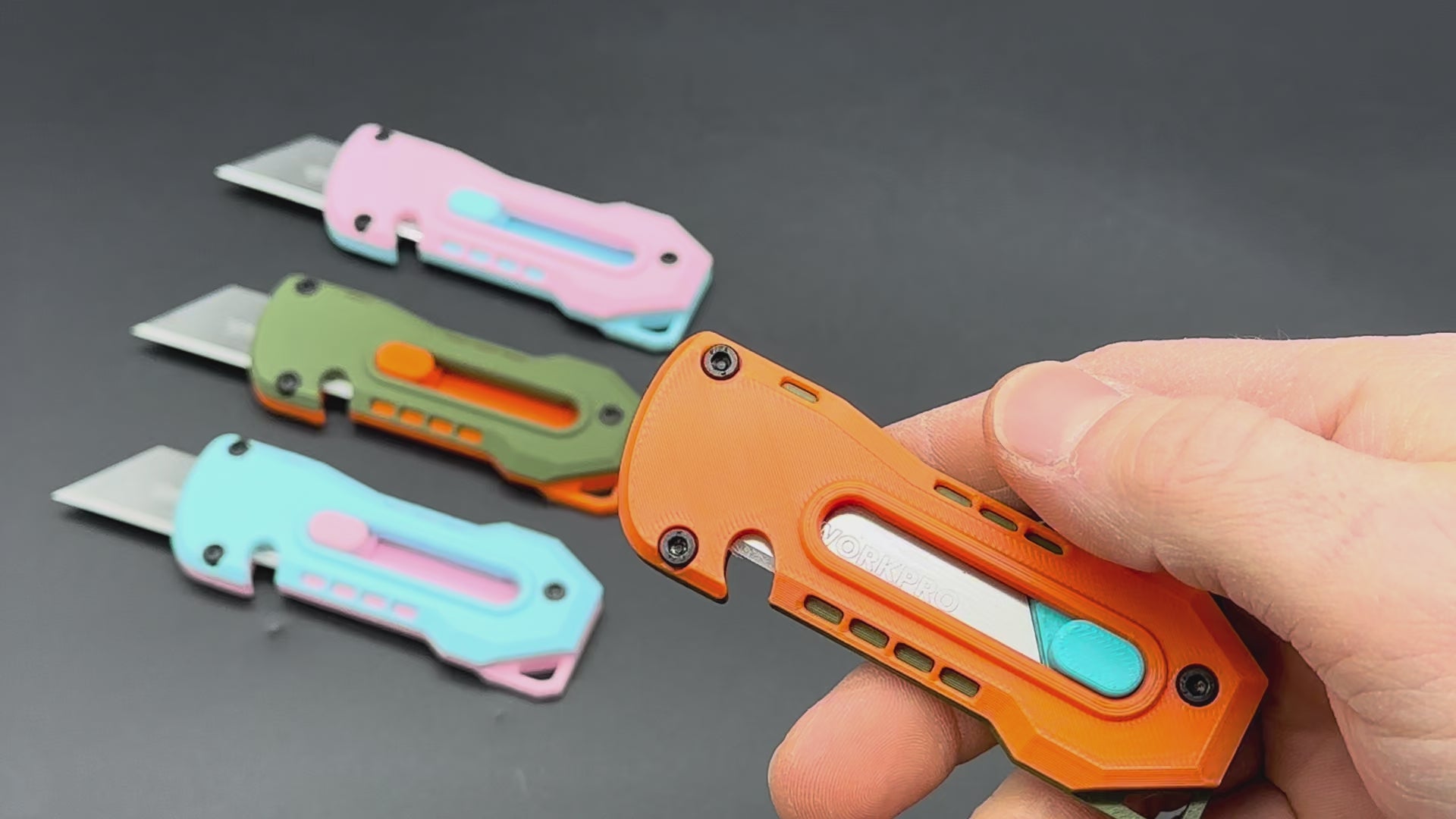 Custom Color Enhanced Every Day Carry (EDC) Utility Knife