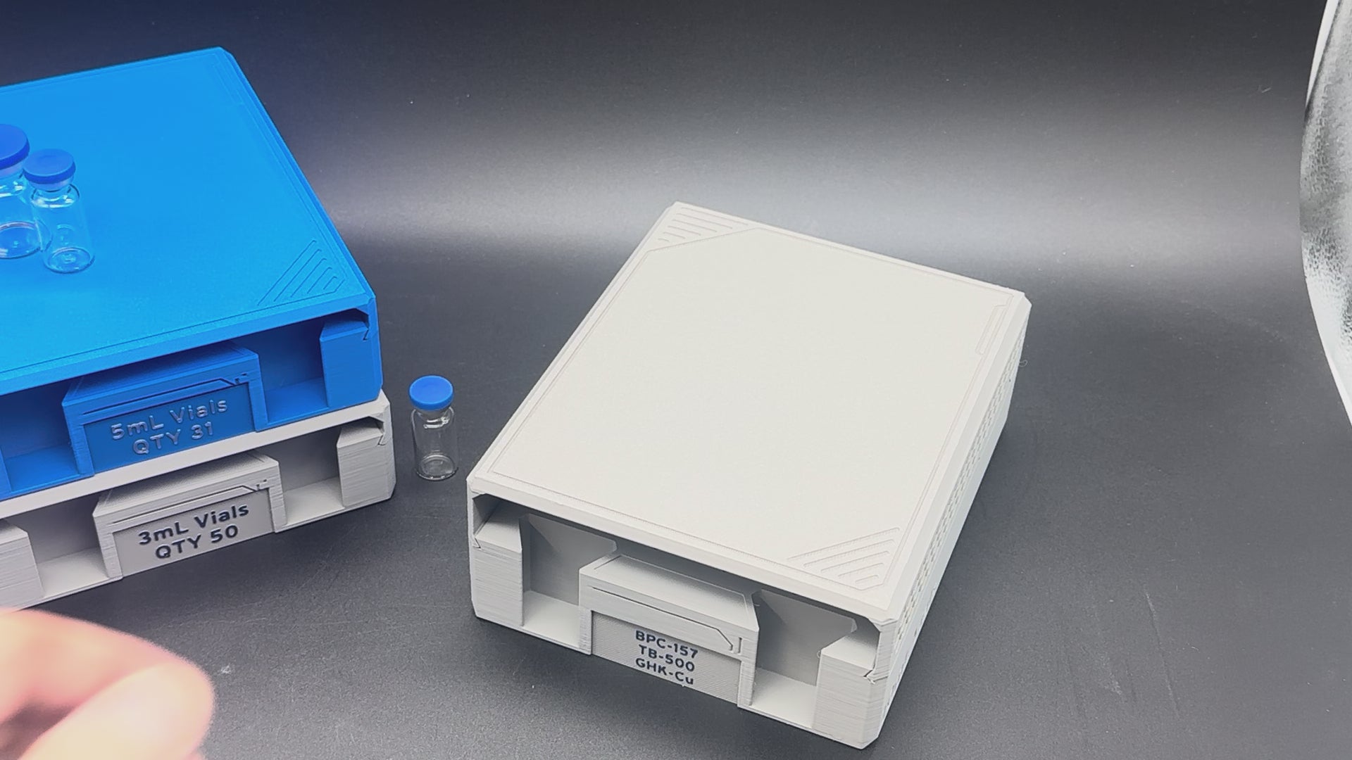 Vial Rack PRO - Portable Peptide Organizer Case