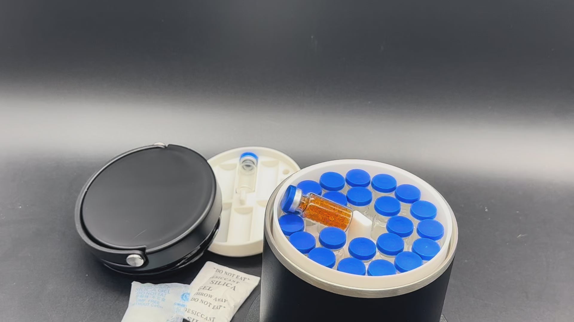Desiccant Vials with Silica Gel - Vial Dry, for keeping your peptides safe